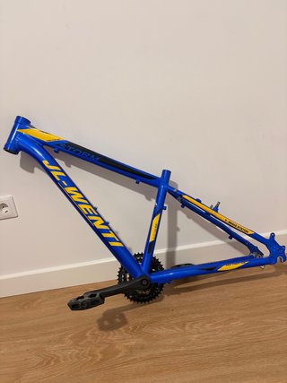 Cuadro Bicicleta Montaña JC-WENTI Azul 26