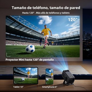 Mini proyector NIX500 Android 14 NUEVO