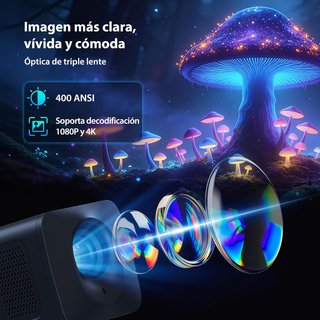 Mini proyector NIX500 Android 14 NUEVO