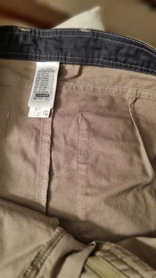 Pantalón Trekking Hombre Talla 44 Beige. Sin usar