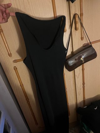 Vestido negro largo