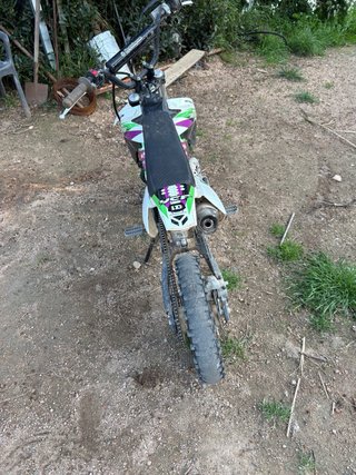 Pit Bike 125cc Motocross Verde y Blanca