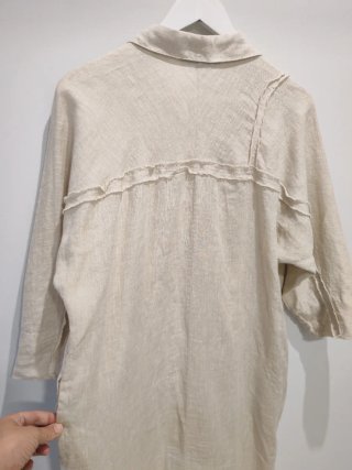 Vestido Adolfo Dominguez Beige