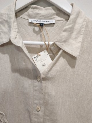 Vestido Adolfo Dominguez Beige