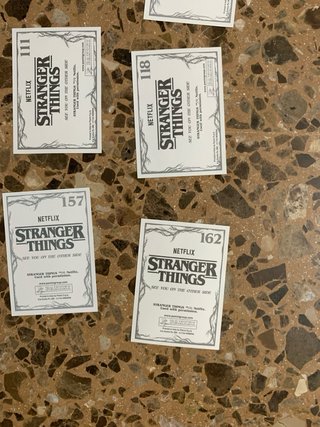 Cromos Stranger Things - Nos vemos al otro lado