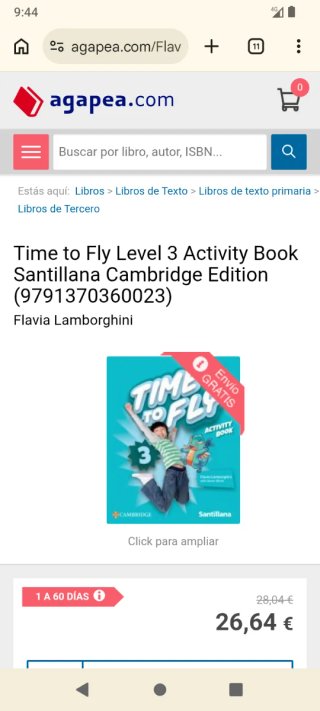 Libro inglés time to fly 3 primaria