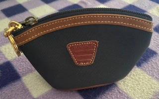 Monedero JOBUCS azul y marrón