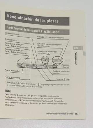 Manual Instrucciones Playstation 2 SCPH-70004 PAL
