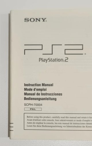 Manual Instrucciones Playstation 2 SCPH-70004 PAL