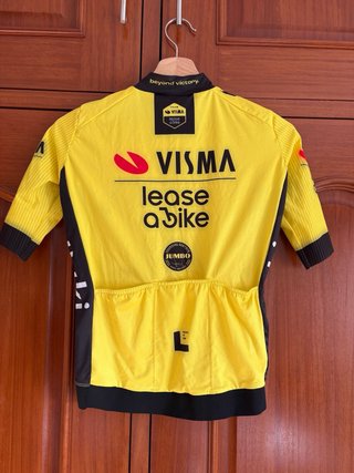 Camisa Ciclismo Aero Visma Lease a Bike Mulher S