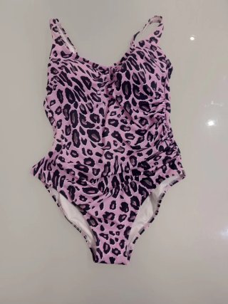 Roidal costume intero animalier rosa