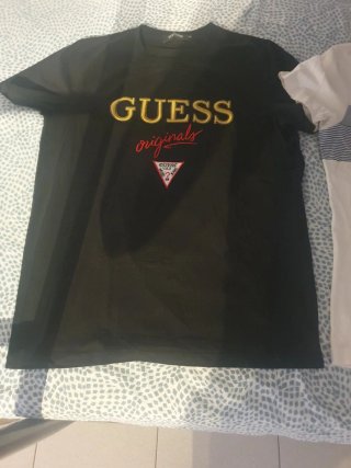 Camiseta Guess Originals Negra Talla XS