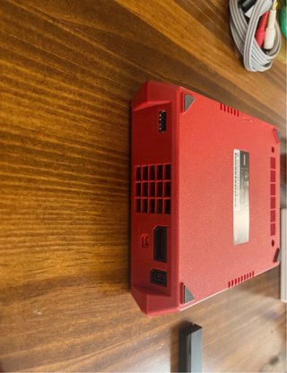 Consola Nintendo Wii Negra y Roja