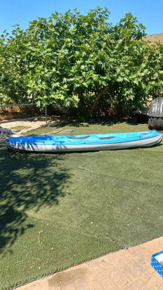 Kayak 3 plazas azul