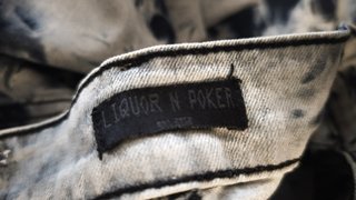 Vaqueros Hombre Liquor N Poker Tie-Dye