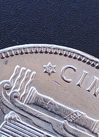 5 Pesetas 1949 (19 - 52) ¡SC! ¡MONEDA TROQUELADA!