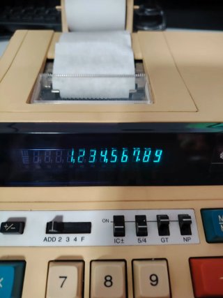 Calculadora Vintage Sanyo CY-121DP Japón