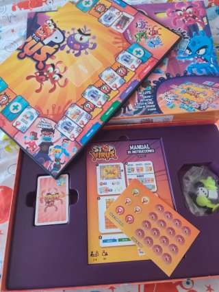 Lote Juegos Mesa: Cluedo Mentiroso + Stop The Viru