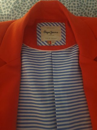 Blazer Pepe Jeans Roja Talla XS