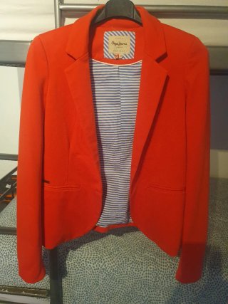 Blazer Pepe Jeans Roja Talla XS