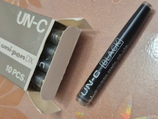 Cartucce UN-C per Uni-Pen DX - 10 pz - black