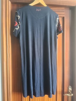 Vestido Desigual Azul Marino Talla XXL