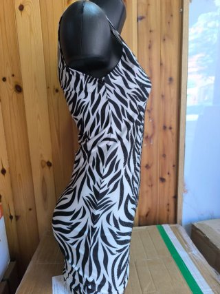 Vestido elegante cebra
