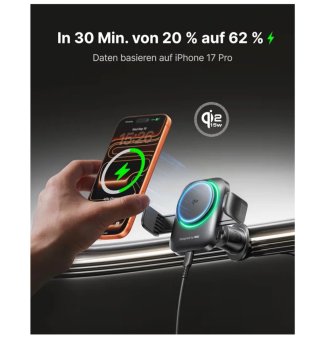 Caricatore wireless per auto INI Qi. Nuovo.