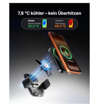 Caricatore wireless per auto INI Qi. Nuovo.