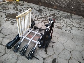 Portabicicletas para bola de remolque