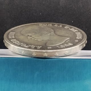 5 PESETAS MONEDA ALFONSO XIII 1889 *18*89