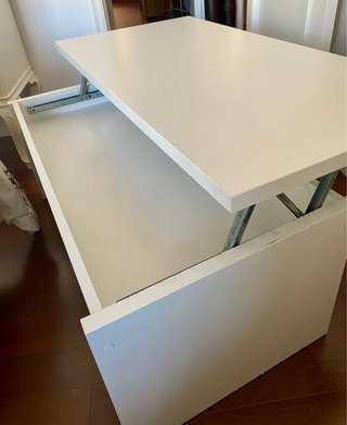 Mesa centro blanca salón
