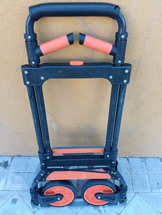 CARRETILLA ACERO PLEGABLE PALA DE ALUMINIO 100KG