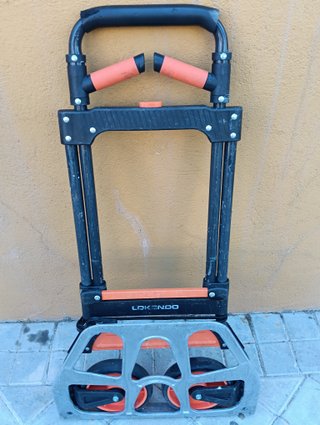 CARRETILLA ACERO PLEGABLE PALA DE ALUMINIO 100KG