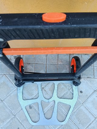 CARRETILLA ACERO PLEGABLE PALA DE ALUMINIO 100KG