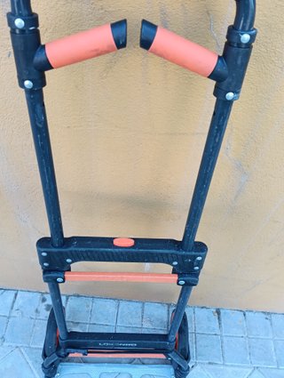 CARRETILLA ACERO PLEGABLE PALA DE ALUMINIO 100KG