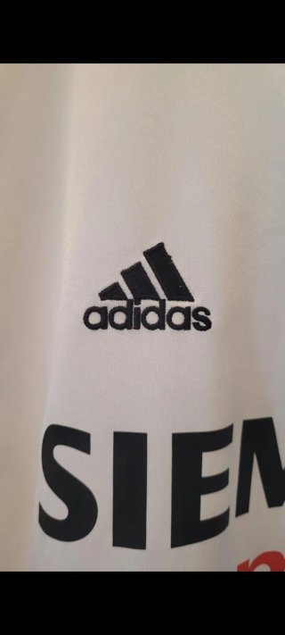 Camiseta Retro Real Madrid Adidas Blanca