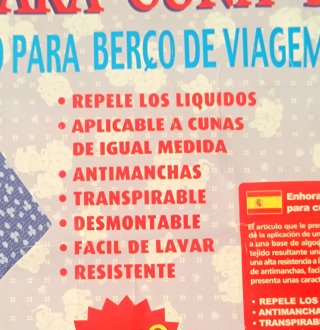 Colchón Cuna de Viaje Plegable