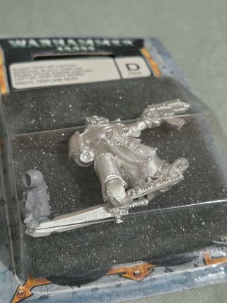 Capitán Draco Templarios Negros Metal WarhammerOOP