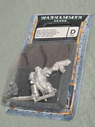 Capitán Draco Templarios Negros Metal WarhammerOOP