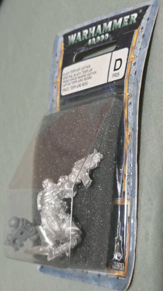 Capitán Draco Templarios Negros Metal WarhammerOOP