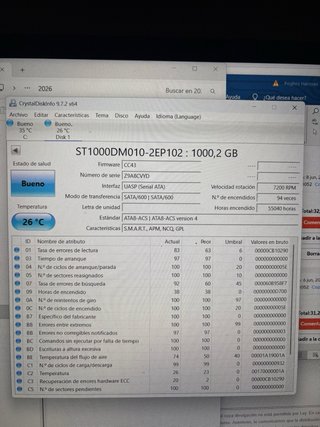 Disco Duro Seagate BarraCuda 1TB SATA 7200RPM