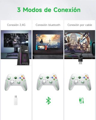 Mando Gamer Inalámbrico PC Xbox Switch