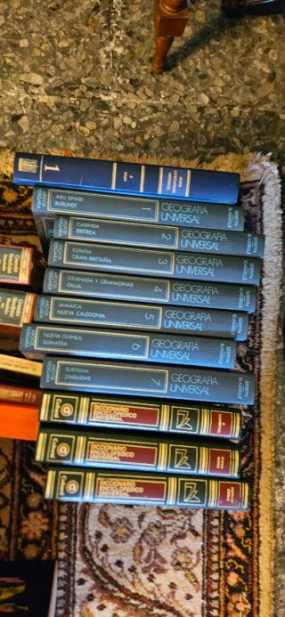 Gran lote de libros antiguos, enciclopedias,vinilo