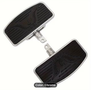 Estriberas Moto Cromadas Ajustables