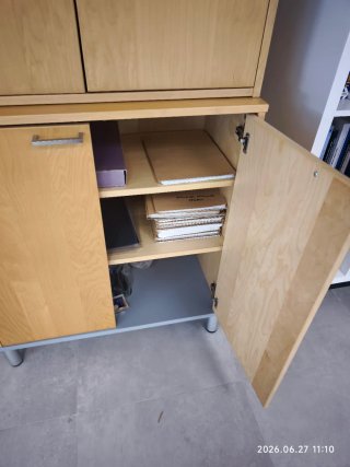 Mueble de Almacenamiento Ikea Madera y Metal