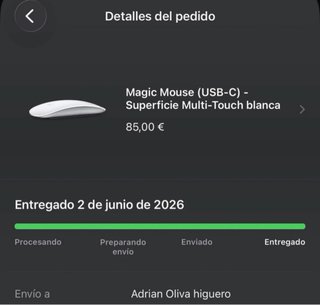 Ratón Magic Mouse Apple Blanco