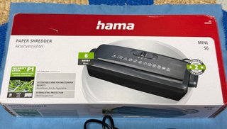 Trituradora Papel Hama Mini S6 - Seguridad P1