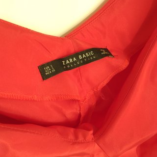 Zara Abito Sera Rosso Taglia S