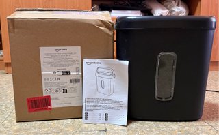 Amazon Basics Trituradora Papel Corte Transversal